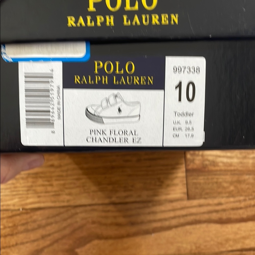 Polo Ralph Lauren Pink Floral Toddler Shoes